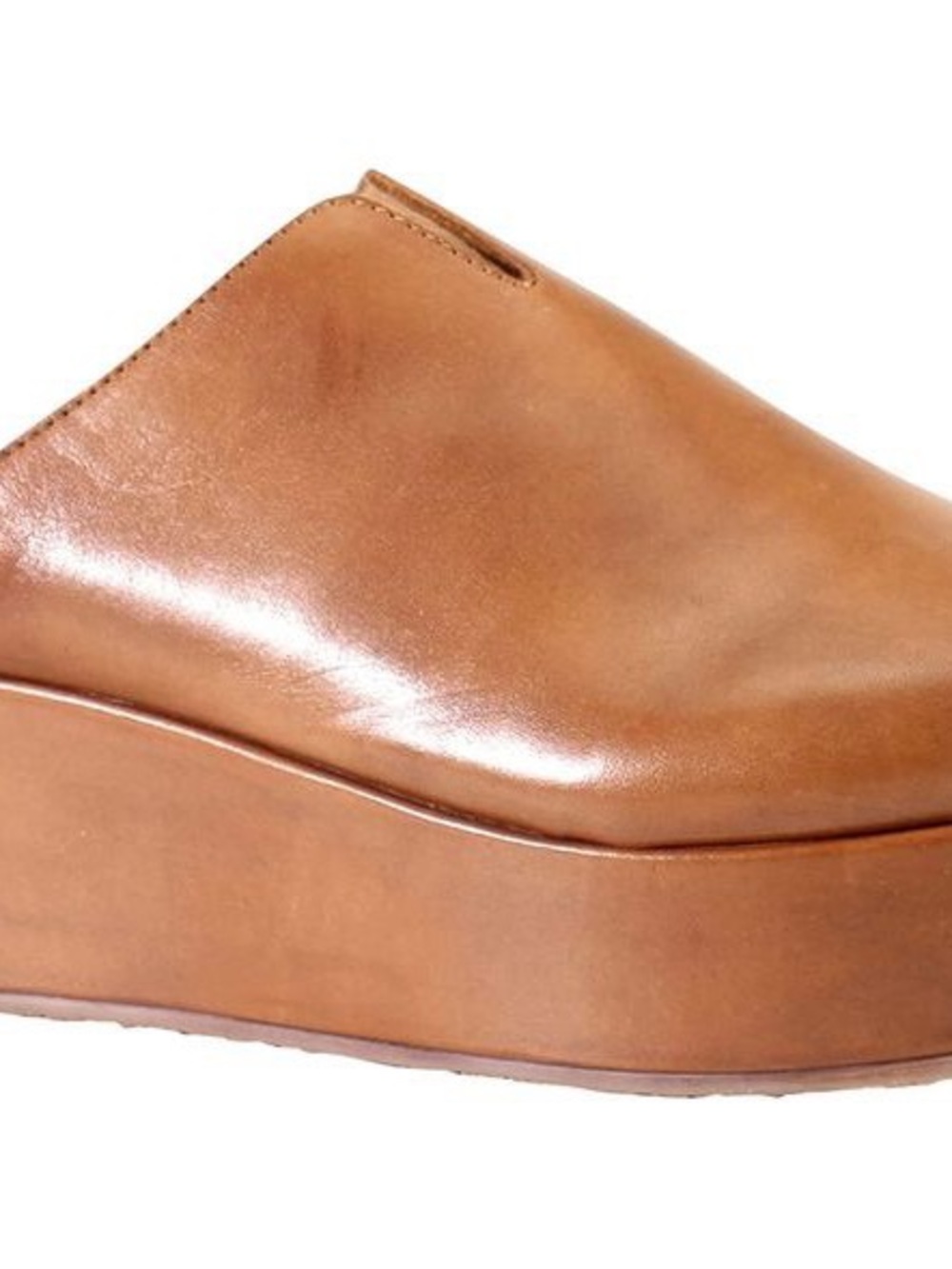NIB DibaTrue Dreamy Daze Whiskey Leather Slip -On Mules Sz 10